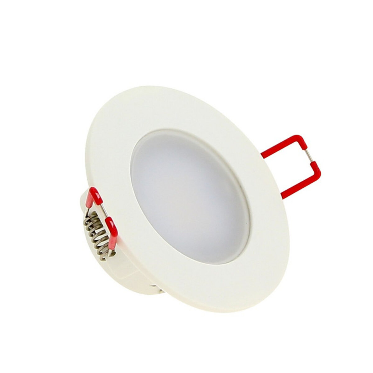 Spot LED Encastrable Blanc pour Salle de Bain IP44 Étanche,Platine LED 5W  intégrée,Plafonnier encastré,Spots de plafond,Lot de 6 L - Cdiscount Maison