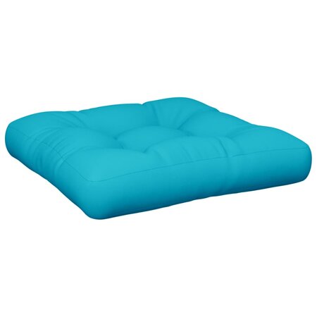 vidaXL Coussin de palette turquoise 58x58x10 cm tissu oxford