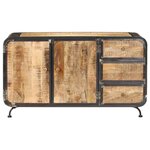 vidaXL Buffet 140x40x80 cm bois d'acacia solide