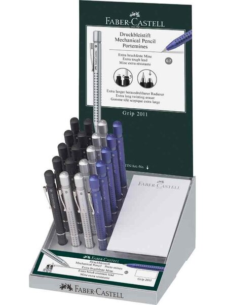 Porte-mine GRIP 2011, dans un présentoir FABER-CASTELL