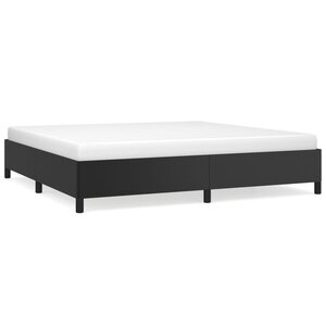 vidaXL Cadre de lit sans matelas noir 200x200 cm similicuir