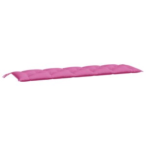 vidaXL Coussin de banc de jardin rose 180x50x7 cm tissu oxford