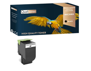 Qualitoner x1 toner 80c2hk0 noir compatible pour lexmark