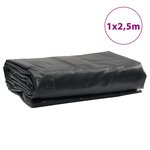 vidaXL Bâche anthracite 1x2 5 m 650 g/m²