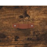 vidaXL Buffet haut chêne fumé 69 5x31x115 cm bois d'ingénierie