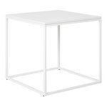 Table d'appoint cubique blanche 45 x 45 x 45 cm