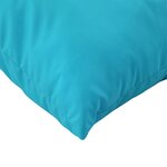 vidaXL Coussins de palette lot de 2 turquoise tissu Oxford