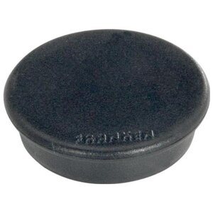Lot de 10 aimants extra fort 38 mm H 12 mm anti-rayure Noir FRANKEN