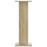 vidaXL Supports pour plantes 2 Pièces chêne sonoma bois d'ingénierie