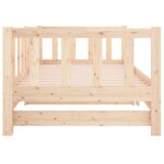 vidaXL Lit coulissant 2x(80x200) cm Bois de pin massif