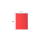 Paquet 100 Chemises Super 210 - 24x32cm - Rouge - X 5 - Exacompta