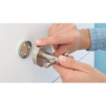 Stockeur ® Moon pour Papier Toilette Mat Arrondi Sans Perçage TESA