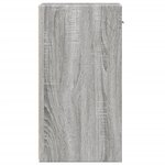 vidaXL Tables de chevet 2 Pièces sonoma gris 35x34x65cm bois d'ingénierie