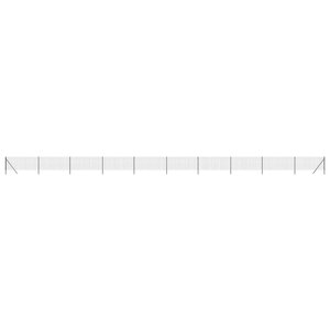 vidaXL Clôture en treillis métallique anthracite 1 1x25 m