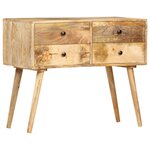 vidaXL Buffet 85 x 40 x 71 cm Bois de manguier massif