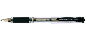 Roller encre gel Signo Broad UM153C Grip Pte Large 1mm Noir UNI-BALL