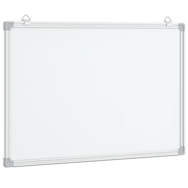 vidaXL Tableau blanc magnétique 80x60x1 7 cm aluminium