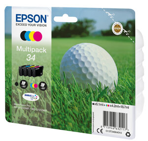 Epson 34 encre multipack cmyk blister multipack 34 encre multipack cmyk durabrite ultra blister