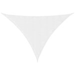vidaXL Voile de parasol tissu oxford triangulaire 3x3x4 24 m blanc