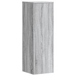 vidaXL Supports pour plantes 2 Pièces sonoma gris bois d'ingénierie