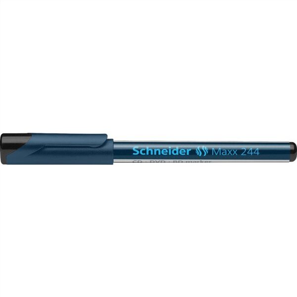 Marqueur CD/DVD/BD Maxx 244 noir x 10 SCHNEIDER