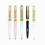 Stylo personnalisé prénom de femme au choix - Pastel Chic - Denise - Draeger