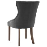 vidaXL Chaises à manger lot de 6 gris tissu