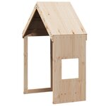 vidaXL Lit superposé et échelle et toit 90x190 cm bois de pin massif
