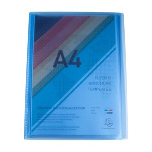 Protège-documents En Polypropylène Semi Rigide Chromaline 100 Vues - A4 - Couleurs Assorties - X 12 - Exacompta