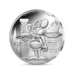Asterix aux jeux Olympiques - Monnaie de 10€ Argent BE colorisée