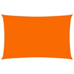 vidaXL Voile de parasol Tissu Oxford rectangulaire 4x7 m Orange