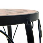 vidaXL Supports de plantes 3 Pièces terre cuite céramique