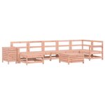 vidaXL Salon de jardin 9 Pièces bois massif sapin de douglas