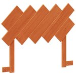 vidaXL Tête de lit cire marron 100 cm bois massif de pin