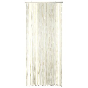H&S Collection Rideau de porte 90x200 cm sorgho naturel