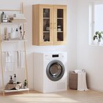 vidaXL Armoire murale chêne sonoma 69 5x34x90 cm