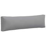 vidaXL Coussins de palette lot de 2 gris tissu