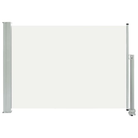 vidaXL Auvent latéral rétractable de patio 80x300 cm Crème