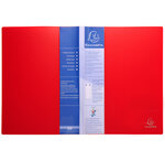 Porte vues A4 80V UP-LINE Opaque rouge EXACOMPTA