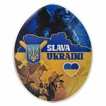 Pièce de monnaie en Argent 5000 Francs g 31.1 (1 oz) Millésime 2024 SLAVA UKRAINI PYSANKY