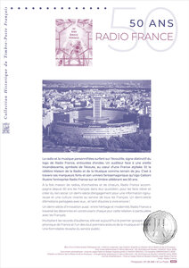 Document philatélique - 50 ans de Radio France