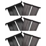 vidaXL Panneaux solaires de chauffage de piscine 6 Pièces 80x620 cm