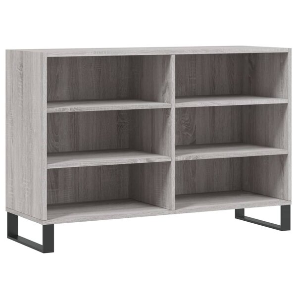 vidaXL Buffet sonoma gris 103 5x35x70 cm bois d'ingénierie