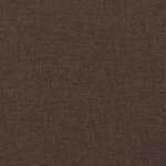 vidaXL Cadre de lit Marron foncé 120x200 cm Tissu