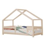 Lit cabane enfant LUCKY 90 x 190 beige