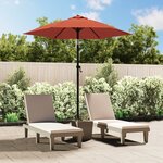 vidaXL Parasol Terre cuite 200x224 cm Aluminium