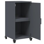 vidaXL Buffet anthracite 36x39x72 cm acier laminé à froid
