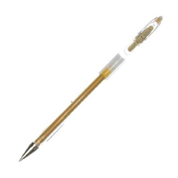 Stylo à bille G1-07 pointe moyenne encre gel OR PILOT