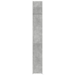 vidaXL Armoire de rangement mince gris béton 30x42 5x225 cm