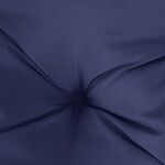 vidaXL Coussins de chaise lot de 6 bleu marine 50x50x7 cm tissu oxford